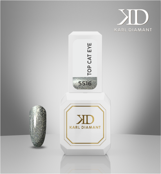 Cat Eye Topgel Silver Karl Diamant 11 ml